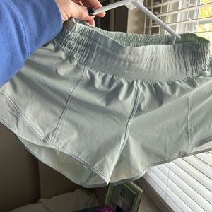 Lululemon Athletica Mint Green Athletic Shorts
